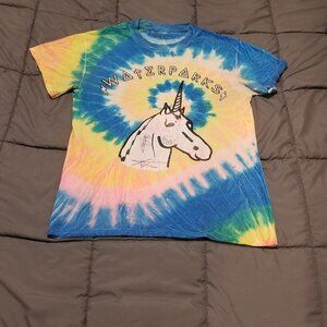 Waterparks Unicorn Tie Dye Shirt SIGNED